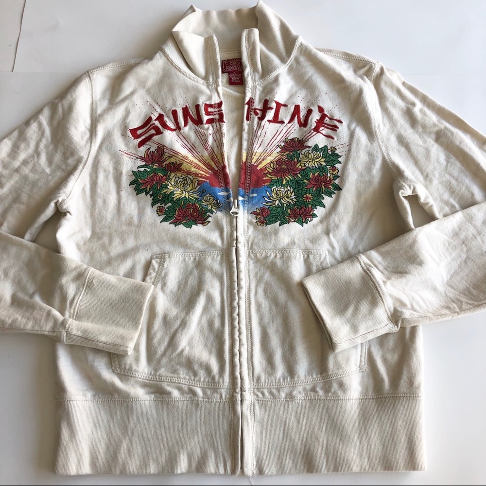 Lucky Brand Sunshine Zip Sweatshirt